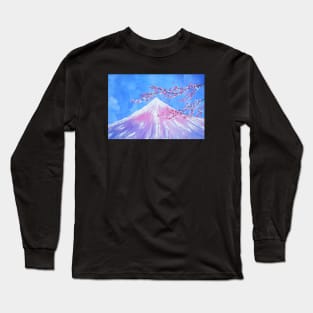 Fuji blue sky Long Sleeve T-Shirt